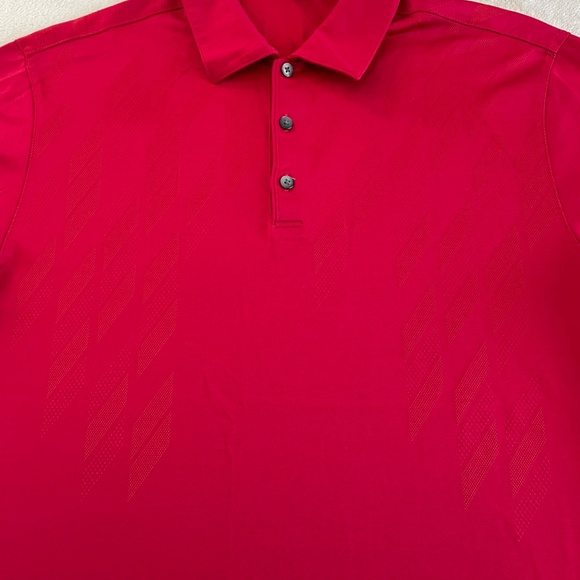 Nike Dri-Fit Tiger Woods Collection Mens Golf Polo Shirts Lot 2 Size M Red Blue - Picture 3 of 16